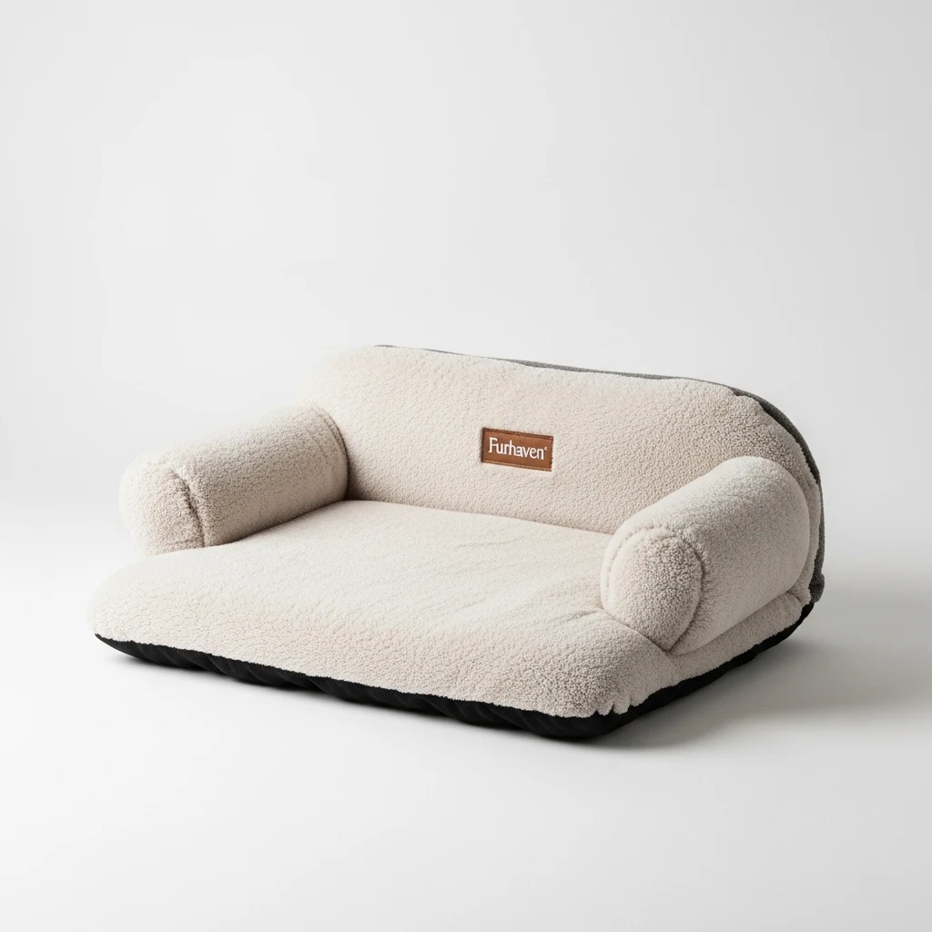 Furhaven orthopedic pet sofa