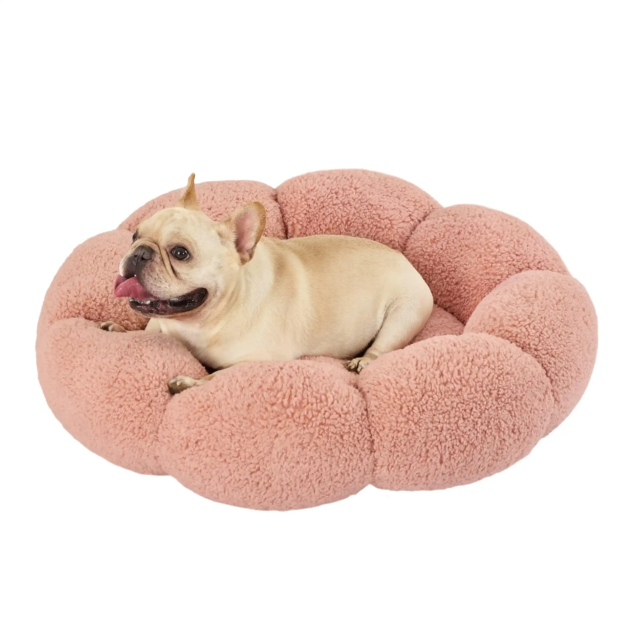 Lesure calming dog bed round