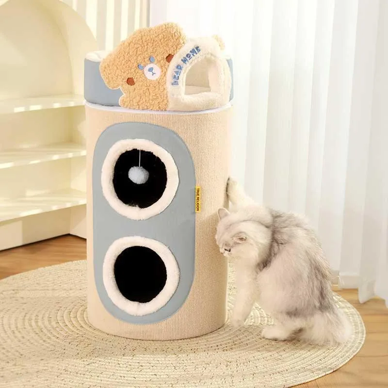 Meow Town cat condo bed