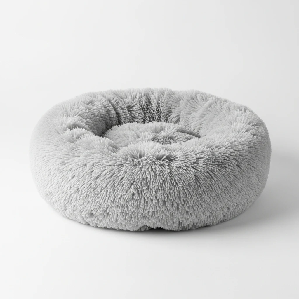 Nobleza round plush cat nest