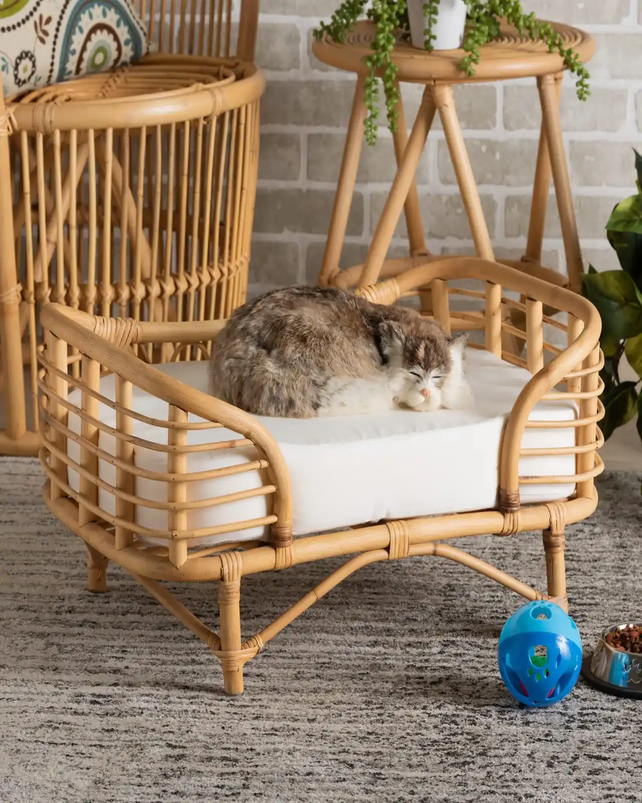 Paw & Petal boho dog bed
