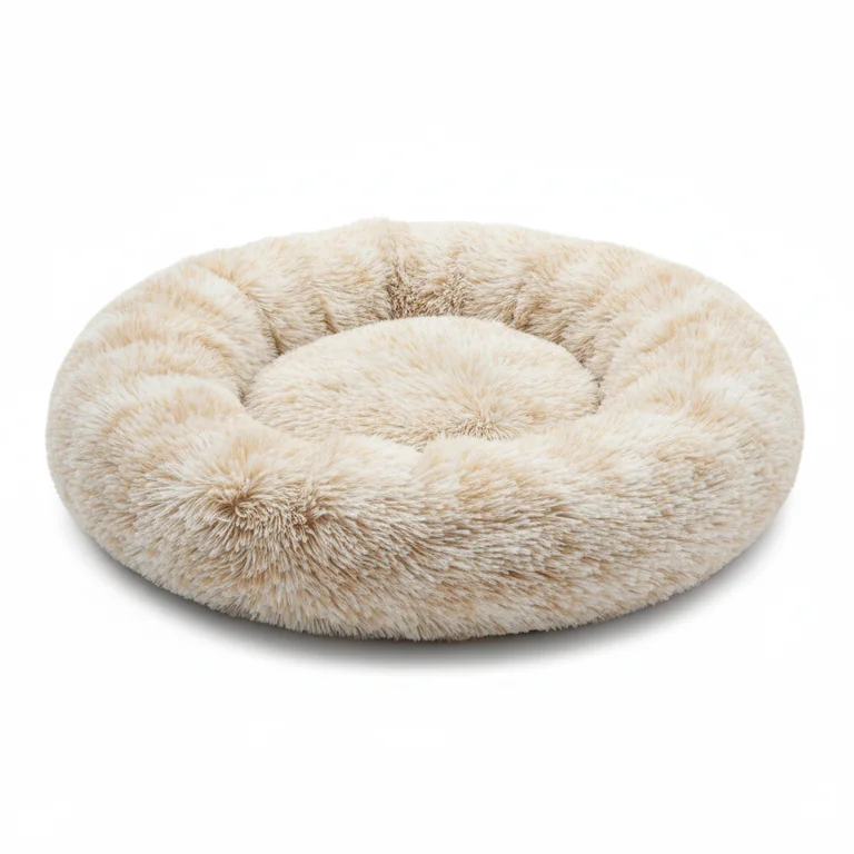 Songmics plush donut dog bed